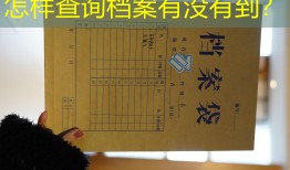 怎样查询档案有没有到？