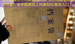 宝丰能源员工档案查询入口_您的档案信息随时可查！宝丰能源员工档案轻松查询入口