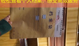 轻松查看个人档案，感受高效服务