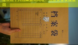 连云区个人档案查询网址：信息安全便捷查询