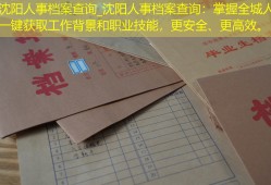 辽宁沈阳人事档案查询_沈阳人事档案查询：掌握全城人才档案，一键获取工作背景和职业技能，更安全、更高效。
