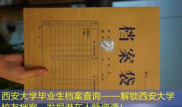 西安大学毕业生档案查询——解锁西安大学校友档案，发掘潜在人脉资源！