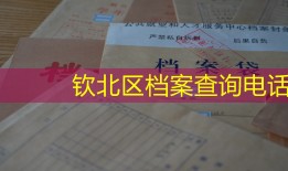 钦北区档案查询电话