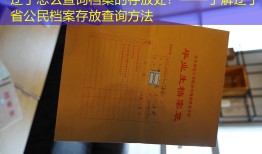辽宁怎么查询档案的存放处？——了解辽宁省公民档案存放查询方法