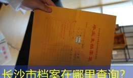 长沙市档案在哪里查询？