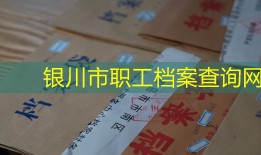 银川市职工档案查询网