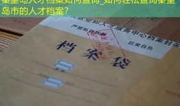 秦皇岛人才档案如何查询_如何轻松查询秦皇岛市的人才档案？
