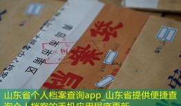 山东省个人档案查询app_山东省提供便捷查询个人档案的手机应用程序更新。