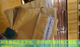 探索紫阳历史文化，访问紫阳县档案汇编查询网站