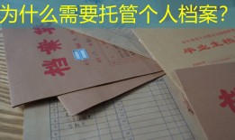 为什么需要托管个人档案？
