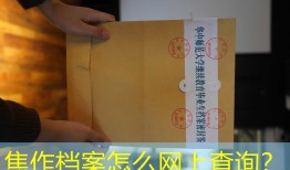 焦作档案怎么网上查询？