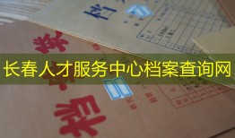 长春人才服务中心档案查询网