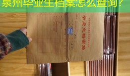 泉州毕业生档案怎么查询？