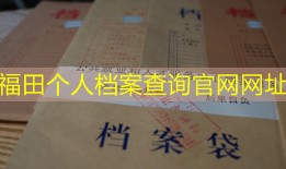 福田个人档案查询官网网址