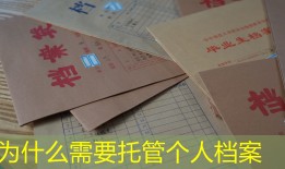 为什么需要托管个人档案