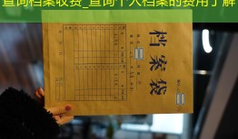 查询档案收费_查询个人档案的费用了解