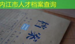 内江市人才档案查询