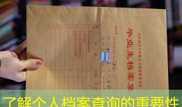 了解个人档案查询的重要性