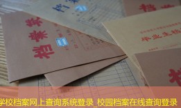 学校档案网上查询系统登录_校园档案在线查询登录