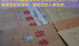长沙个人档案查询系统官网查询_长沙个人档案查询系统官网，解锁您的人事信息。
