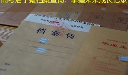 高考后学籍档案查询：掌握未来成长记录