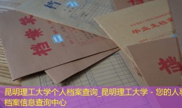 昆明理工大学个人档案查询_昆明理工大学 - 您的人事档案信息查询中心
