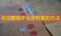 寻觅醴陵毕业生档案的办法