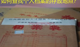 如何查找个人档案的存放地点？
