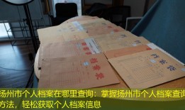 扬州市个人档案在哪里查询：掌握扬州市个人档案查询方法，轻松获取个人档案信息