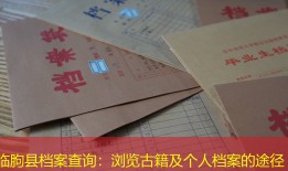 临朐县档案查询：浏览古籍及个人档案的途径