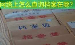 网络上怎么查询档案在哪？