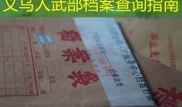 义乌人武部档案查询指南