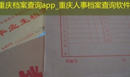 重庆档案查询app_重庆人事档案查询软件