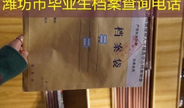 潍坊市毕业生档案查询电话