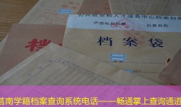 莒南学籍档案查询系统电话——畅通掌上查询通道