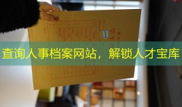 查询人事档案网站，解锁人才宝库
