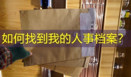 如何找到我的人事档案？