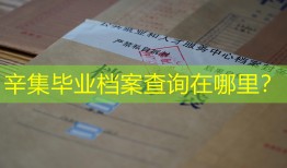 辛集毕业档案查询在哪里？