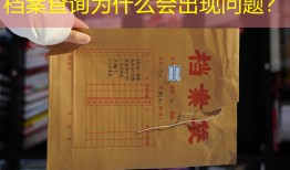 档案查询为什么会出现问题？