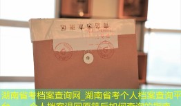 湖南省考档案查询网_湖南省考个人档案查询平台——个人档案退回原籍后如何查询的指南
