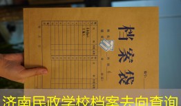 济南民政学校档案去向查询