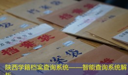 陕西学籍档案查询系统——智能查询系统解析