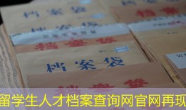 留学生人才档案查询网官网再现