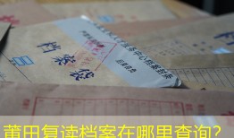 莆田复读档案在哪里查询？