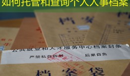 如何托管和查询个人人事档案