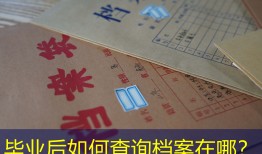 毕业后如何查询档案在哪？
