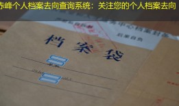 赤峰个人档案去向查询系统：关注您的个人档案去向