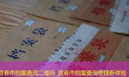 宜春市档案查询二维码_宜春市档案查询便捷新体验