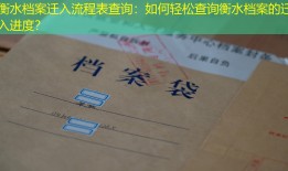 衡水档案迁入流程表查询：如何轻松查询衡水档案的迁入进度？