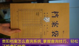 贵阳档案怎么查询系统_掌握查询技巧，轻松了解贵阳档案。